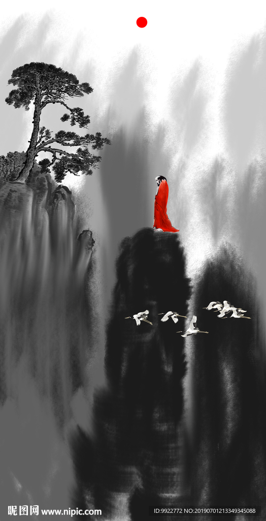 水墨画