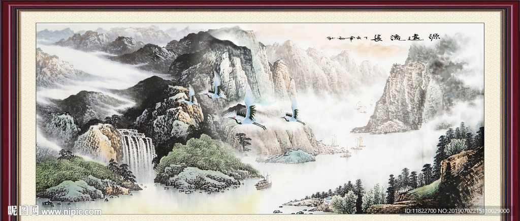 巨幅山水画