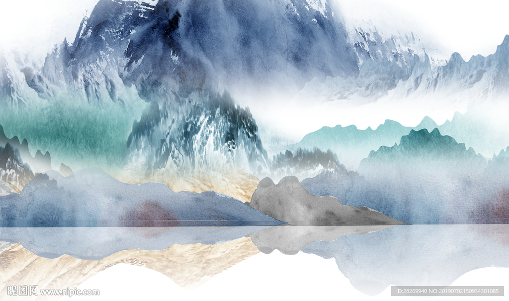 中式餐厅墙画
