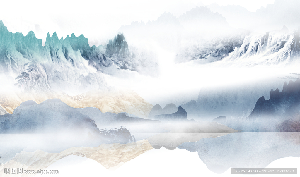 中式餐厅墙画