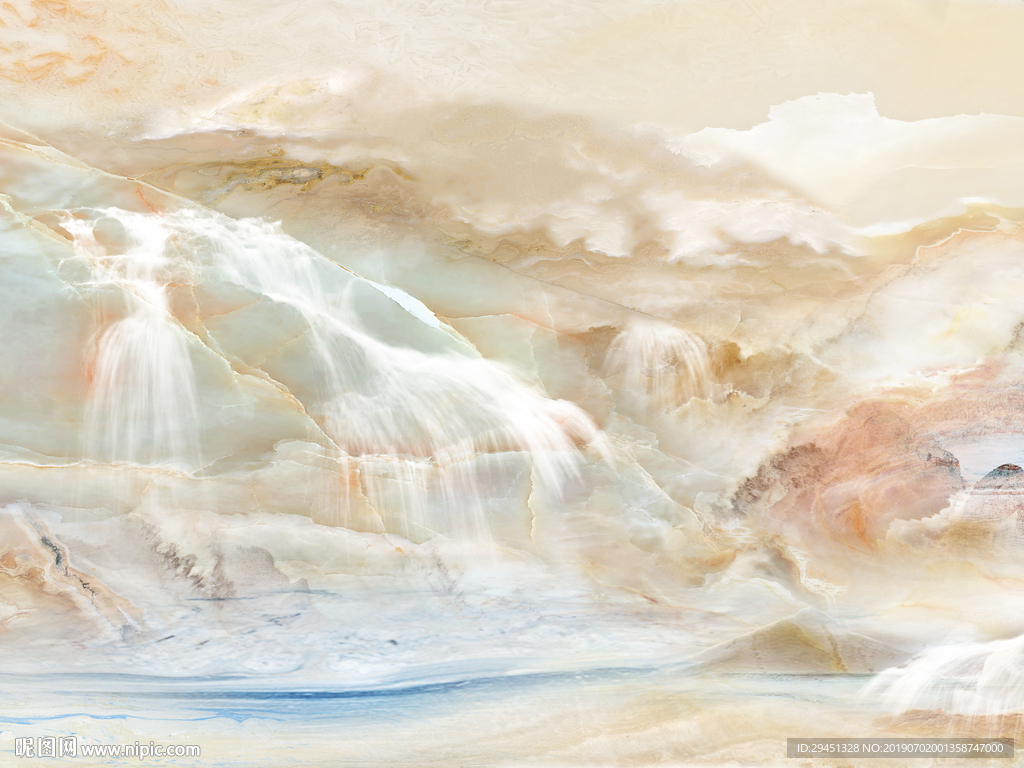 玉石山水流水生财