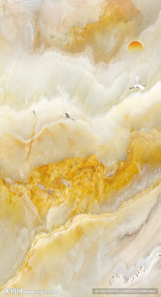 玉石山水纹TIF分层