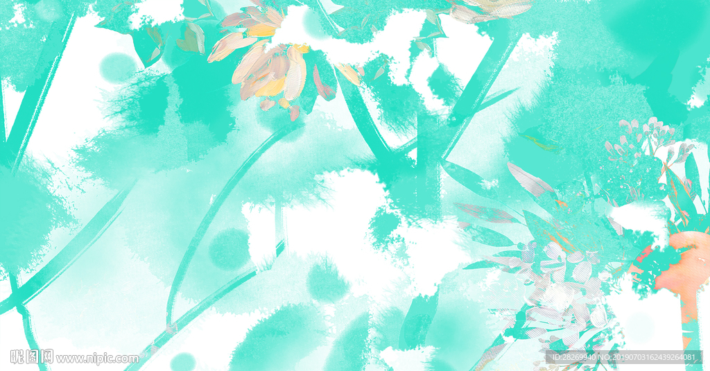 手绘花