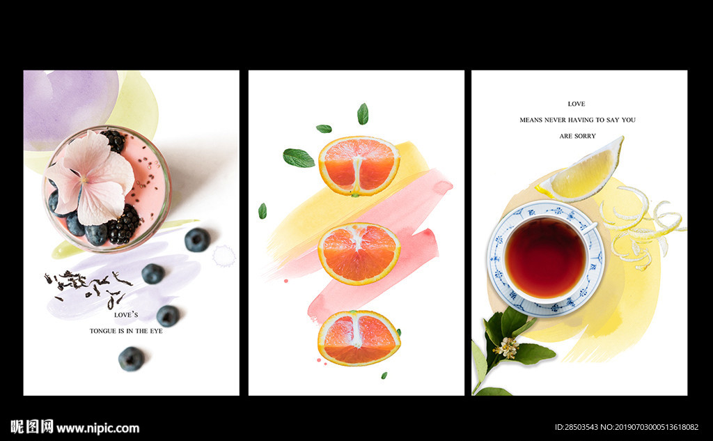 餐饮食物茶装饰画