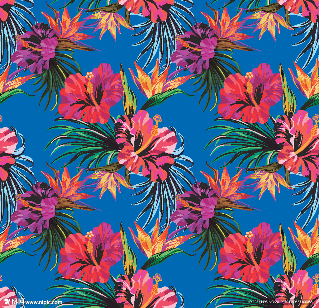 芙蓉 爆款 连衣裙 服装印花