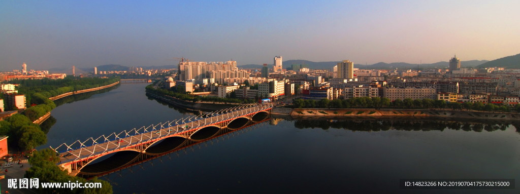 信阳风景   关桥夕景