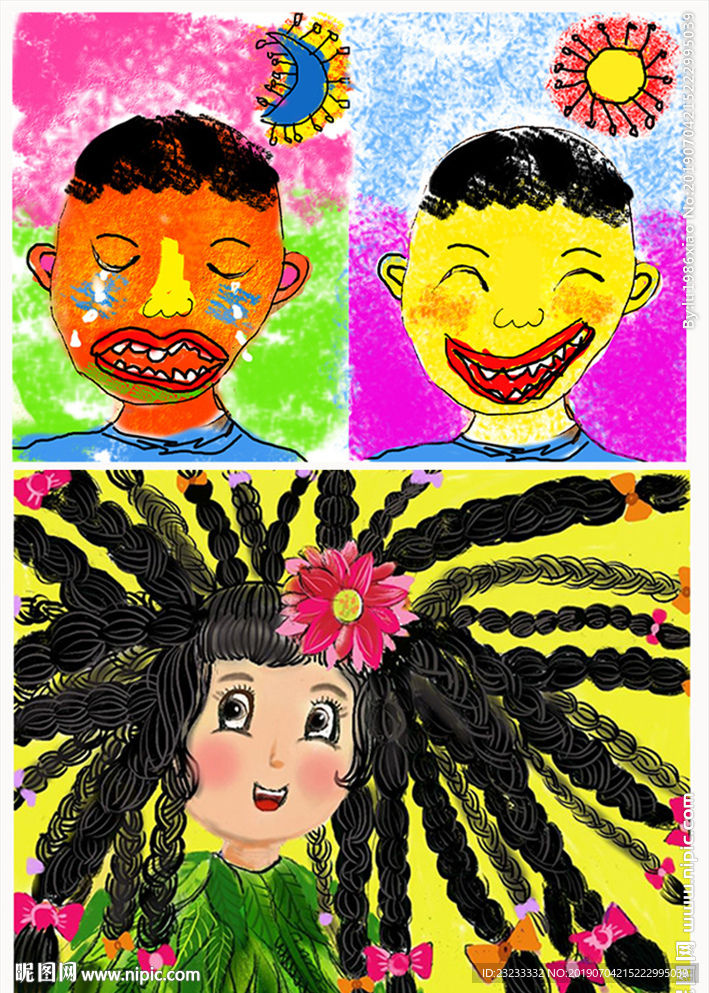 儿童绘画作品