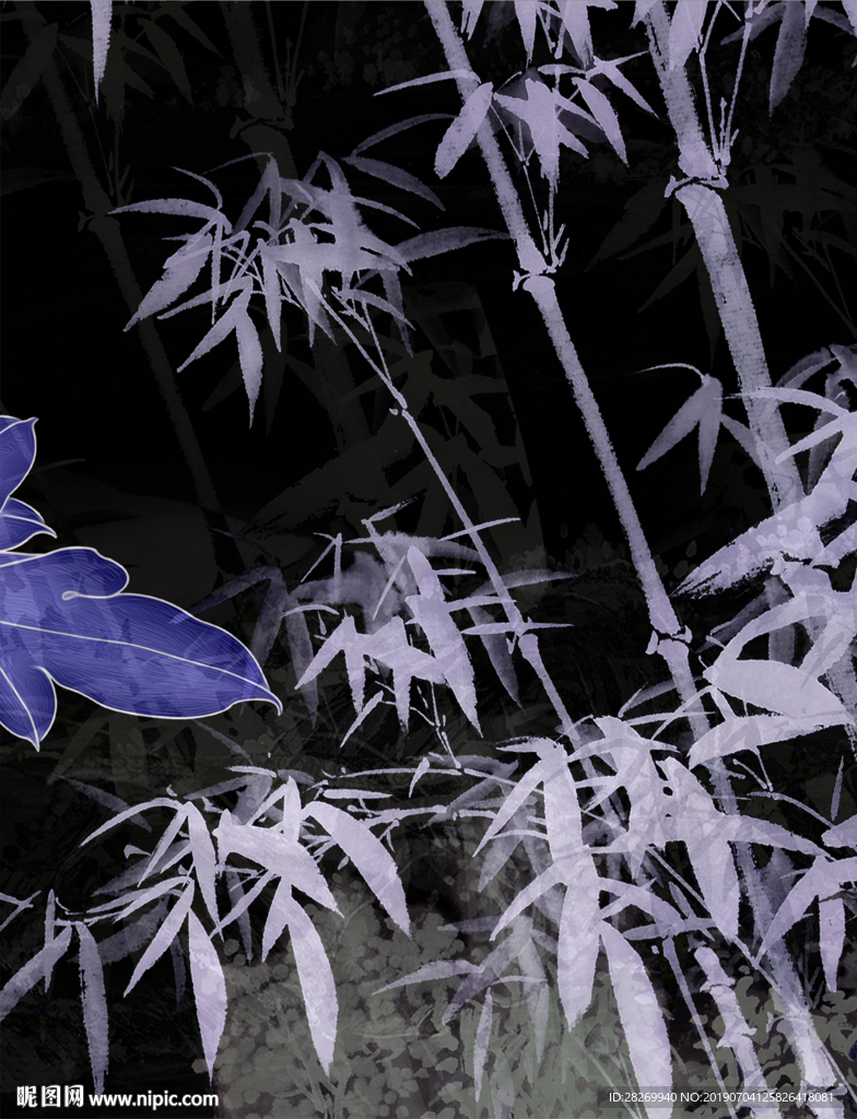 竹子背景墙