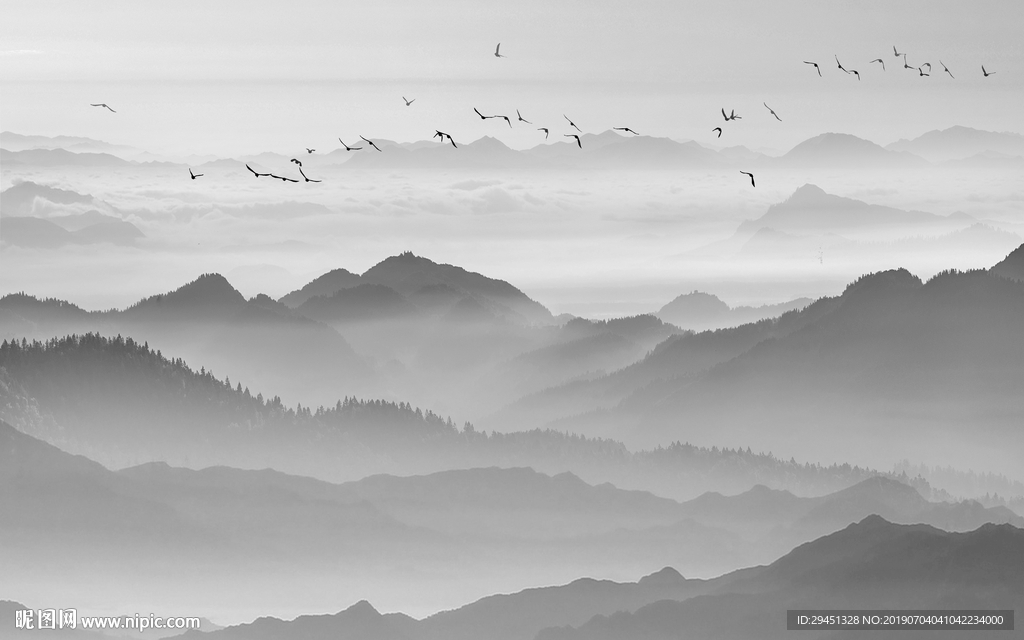 新中式山水画TIF合层