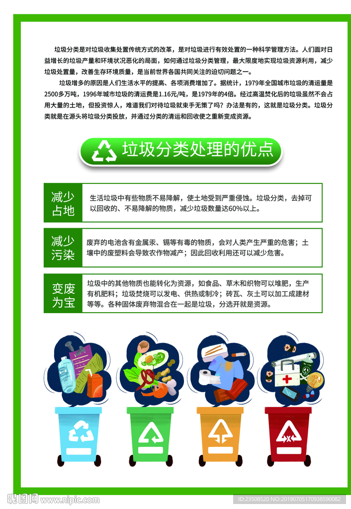 垃圾分类海报