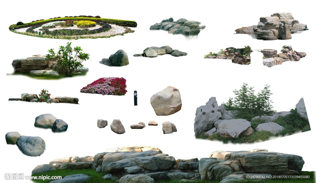 常用造型小景观