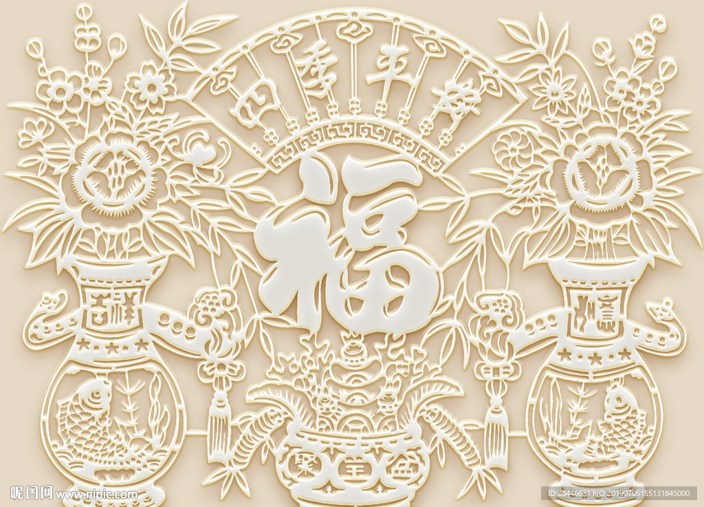 3D浮雕墙纸背景墙