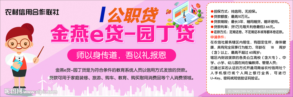 农信社金燕贷广告