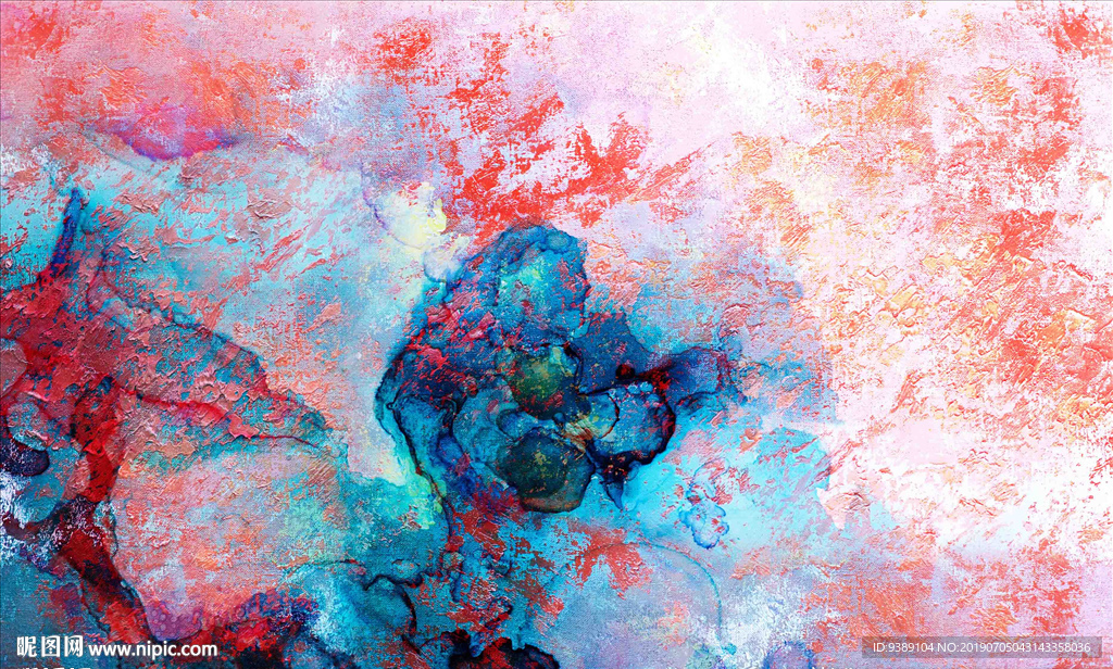 抽象油画