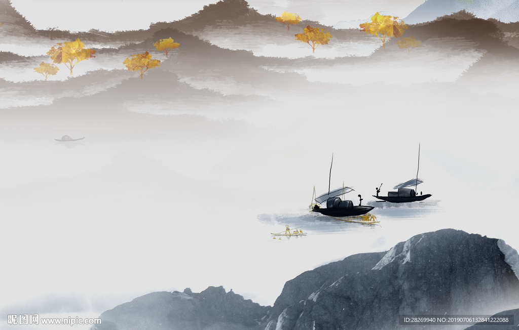 中式背景墙
