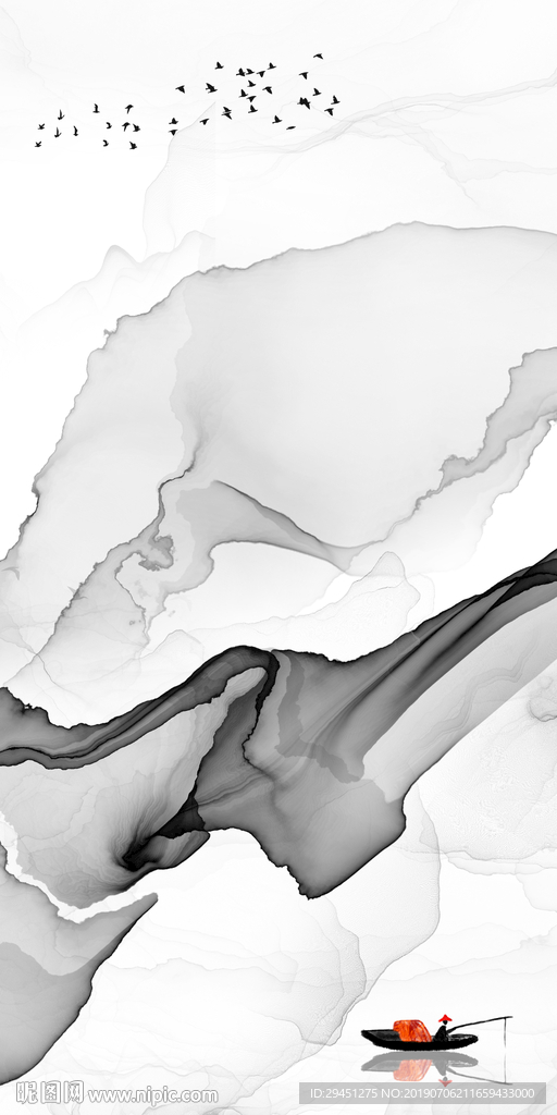 装饰线条画 TIF分层