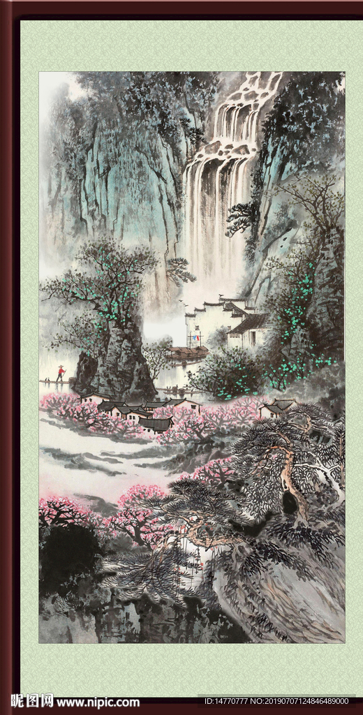 巨幅山水画