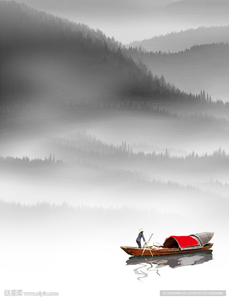 抽象山水玄关