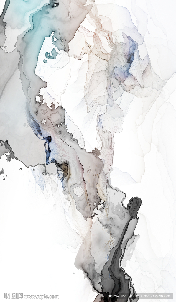 水墨画 精品山水 TIF分层