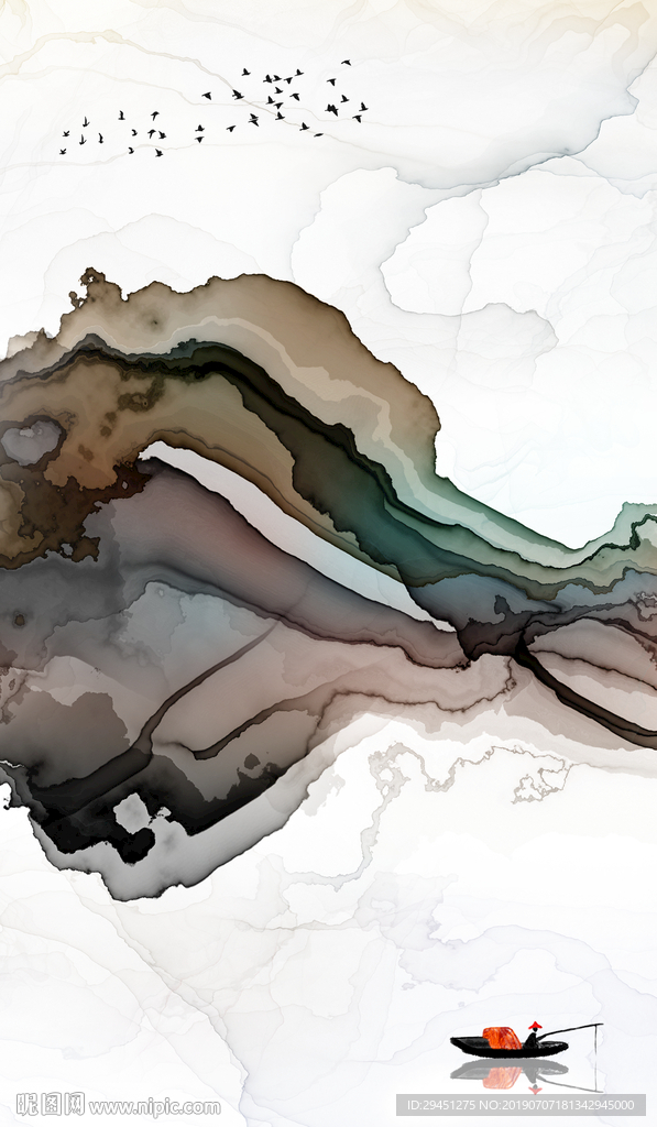 大气 新中式高清画 TIF分层