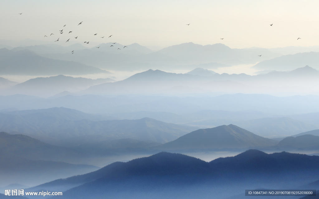 高清山水意境画 TIF合层