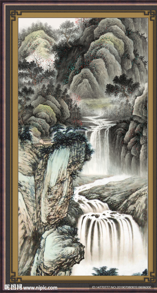巨幅山水画
