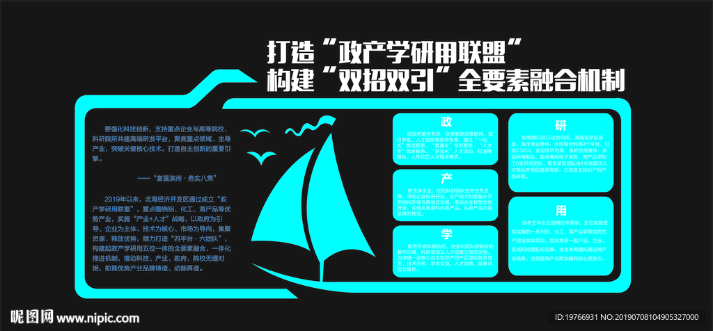 产学研文化墙图片