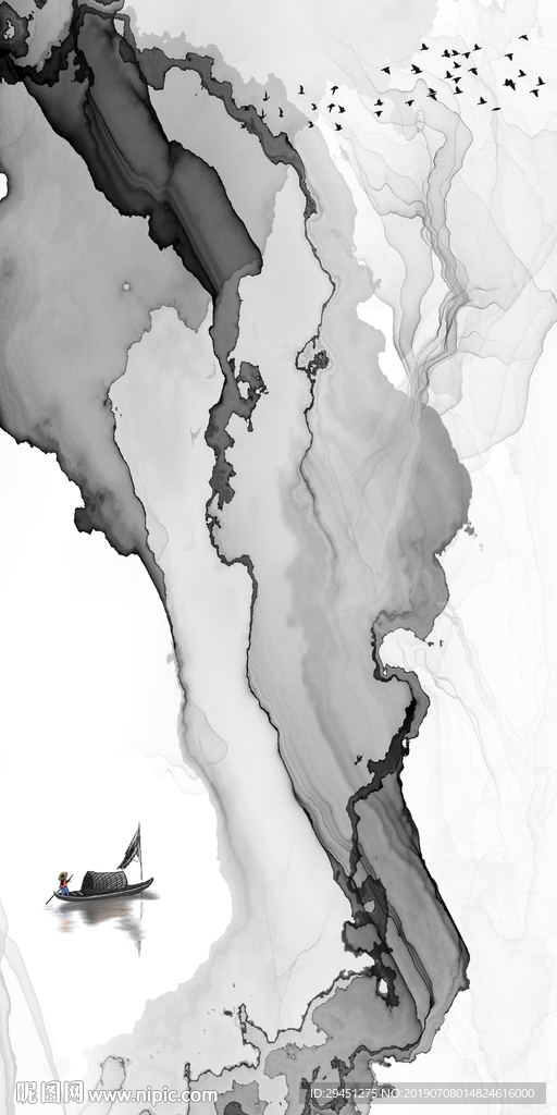 意境精品线条画 TIF分层画