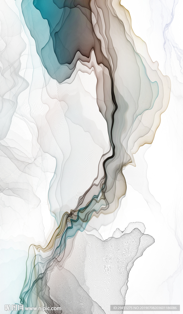 大气手绘线条画 TIF合层