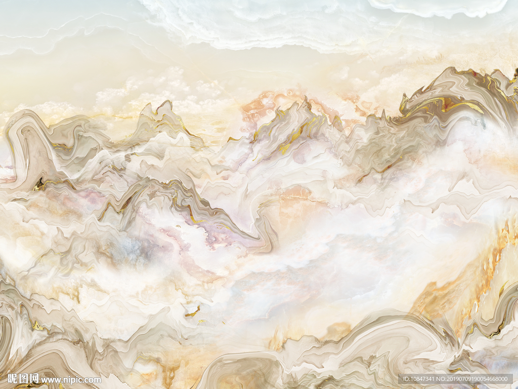 欧式大理石 TIF合层 山水