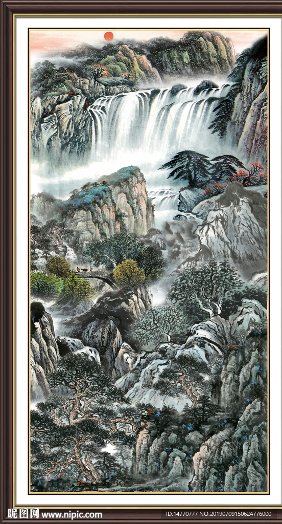 巨幅山水