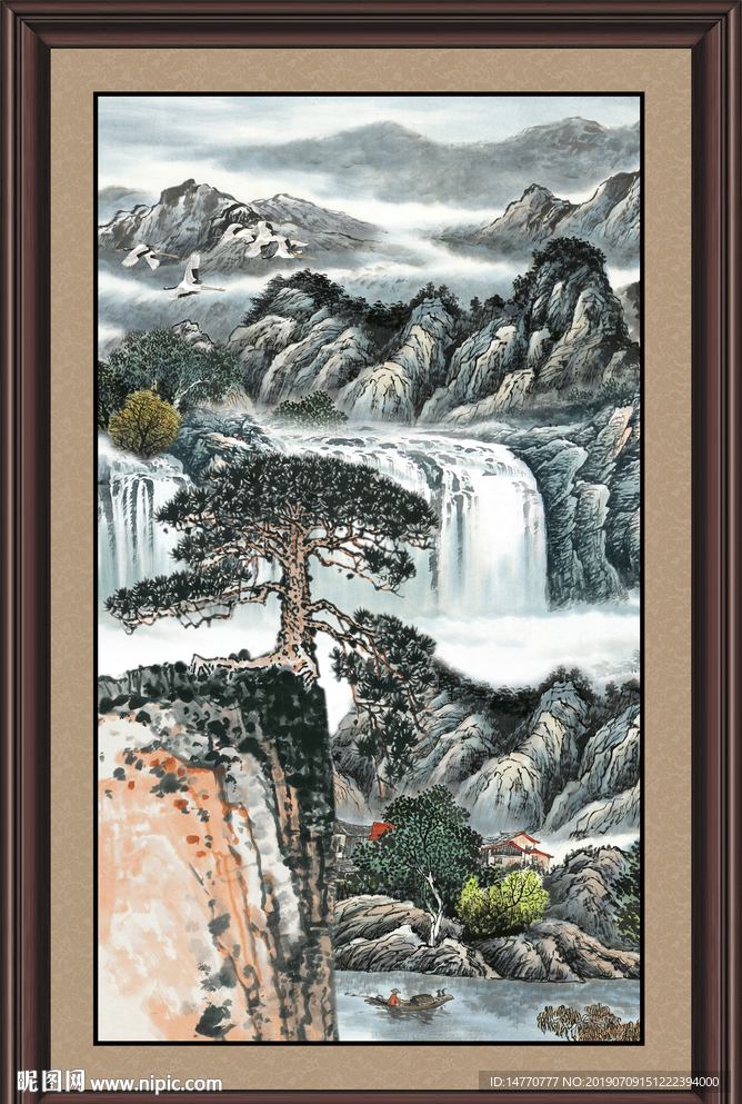 巨幅山水画