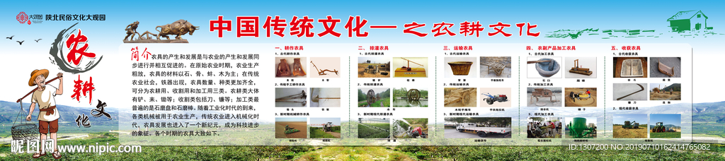农耕文化展板