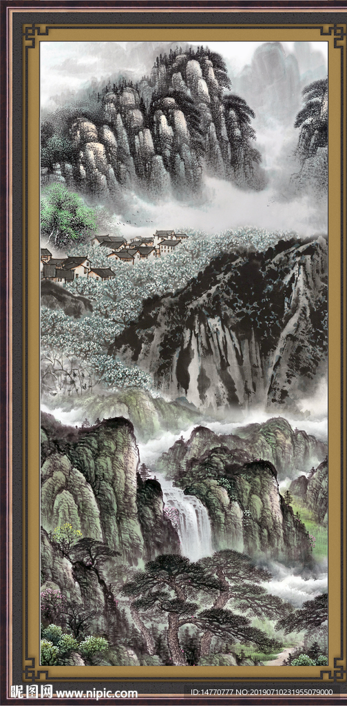 巨幅山水