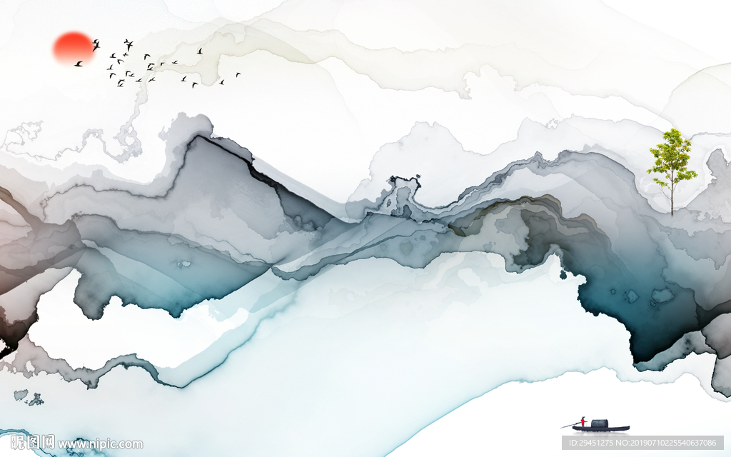 意境肌理抽象线条 TIF分层