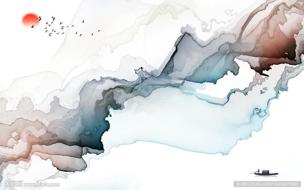 简约意境肌理线条 TIF分层