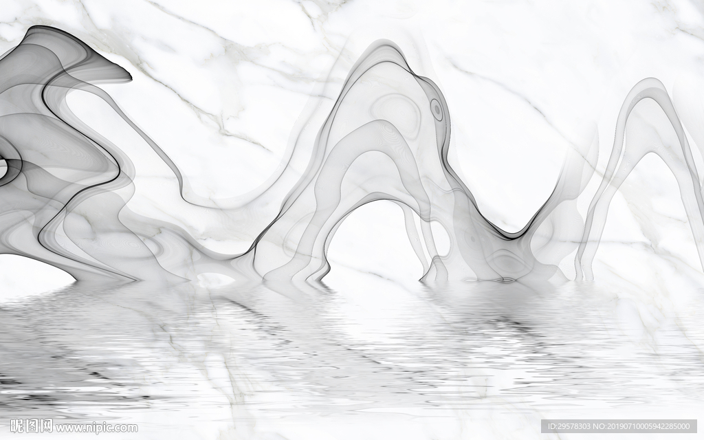 烟雾爵士白 高清TIF分层