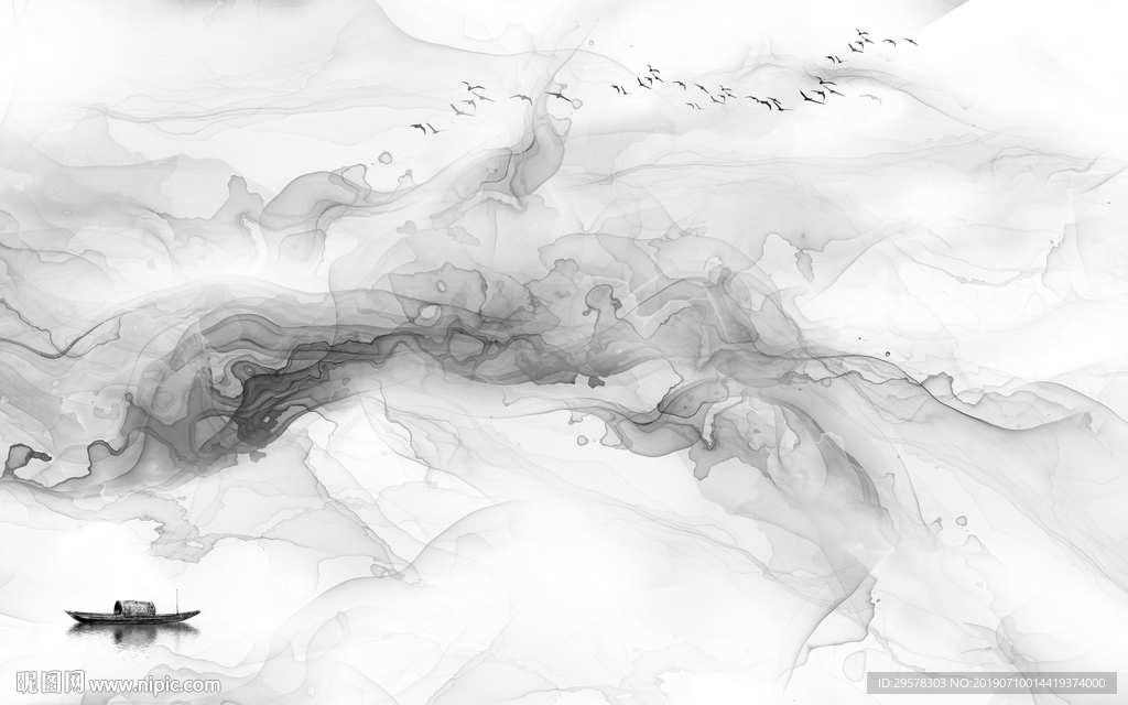 烟雾 高档TIF分层