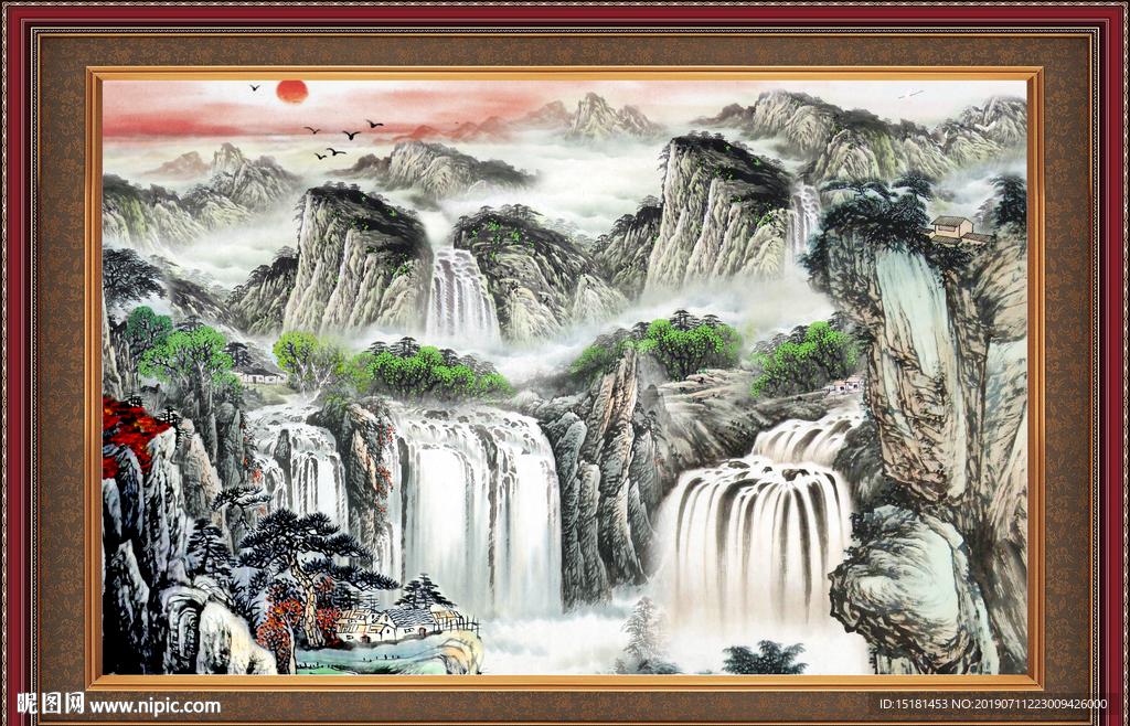 山水风景图