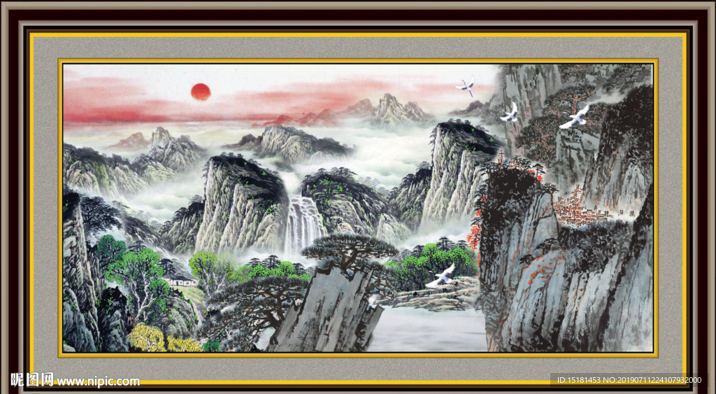 山水风景图