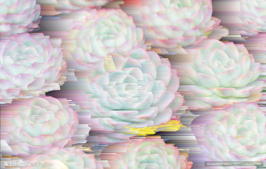 抽象花背景