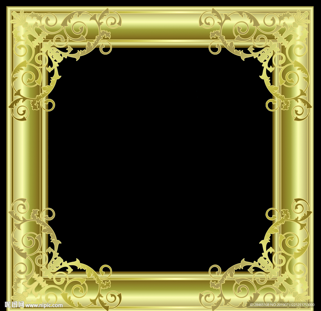 金色相框