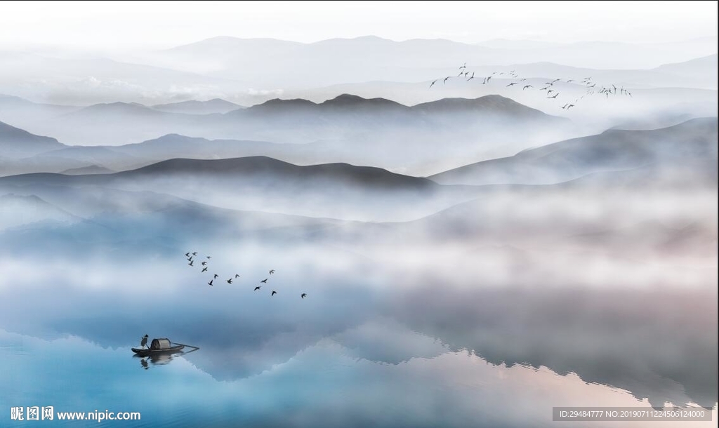 新中式山水