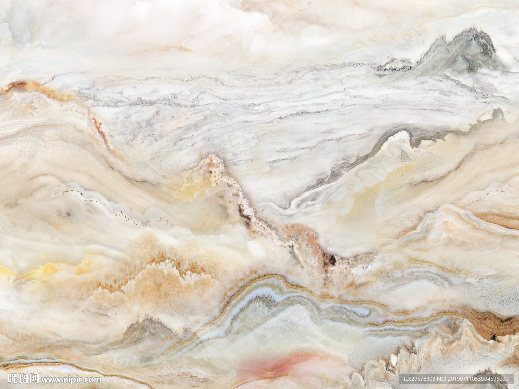 中式 石纹背景墙 TIF合层画