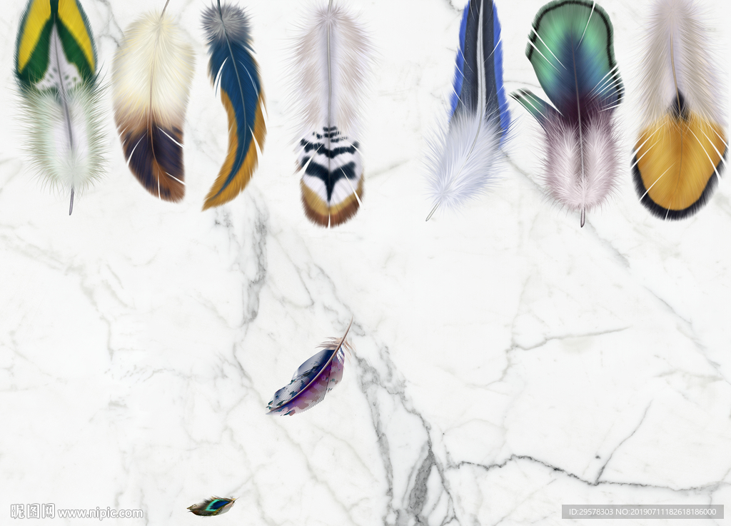 羽毛大气石材爵士白TIF分层