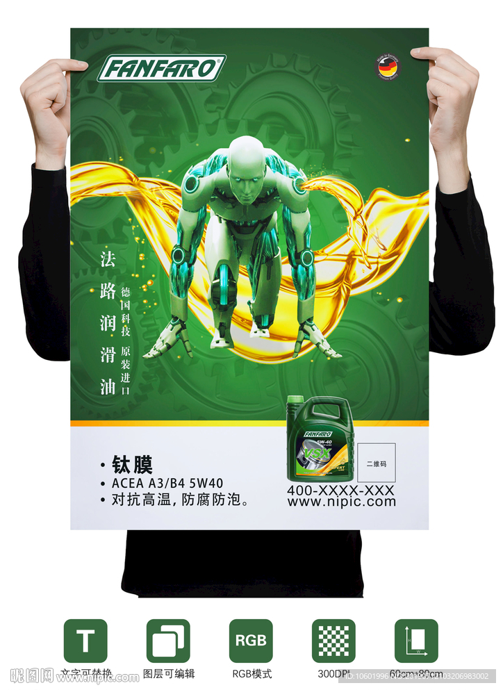 润滑油海报