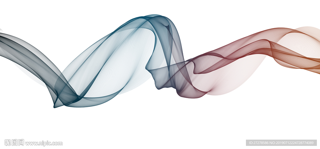 分层飘带 水墨素材 水墨飘带