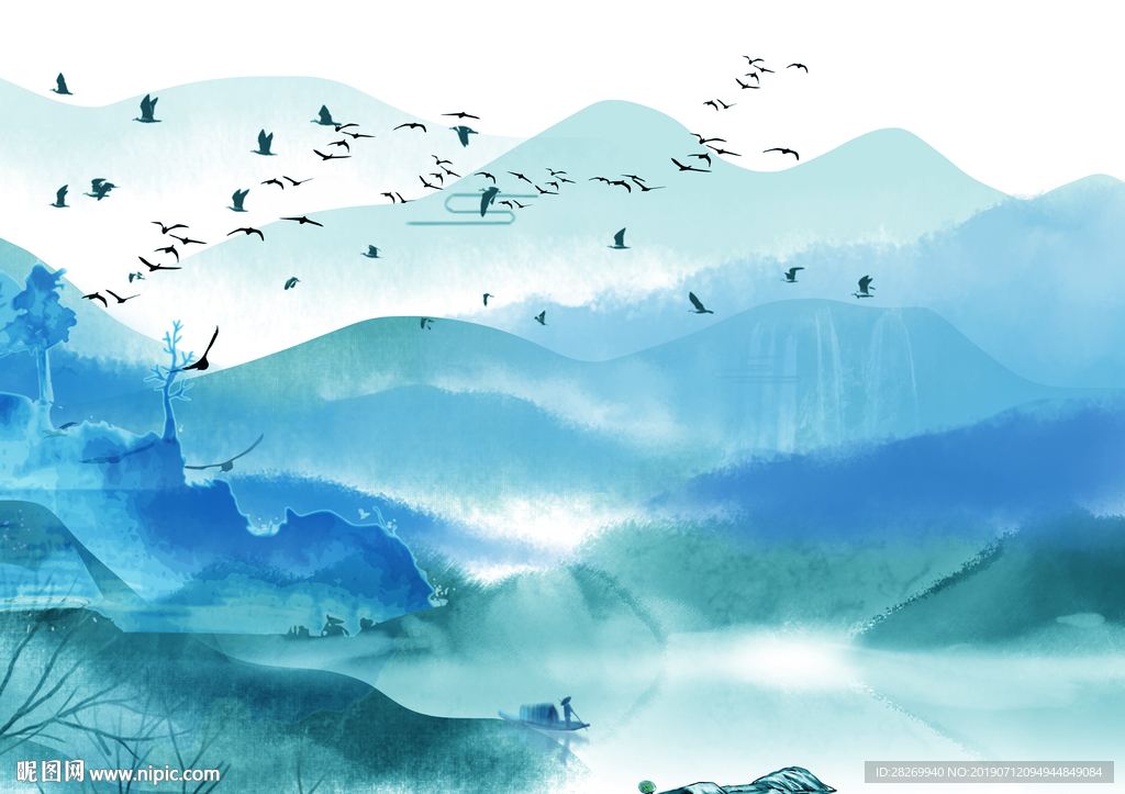 抽象水墨