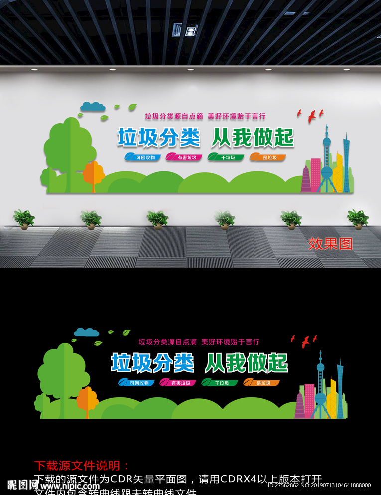 垃圾分类文化墙