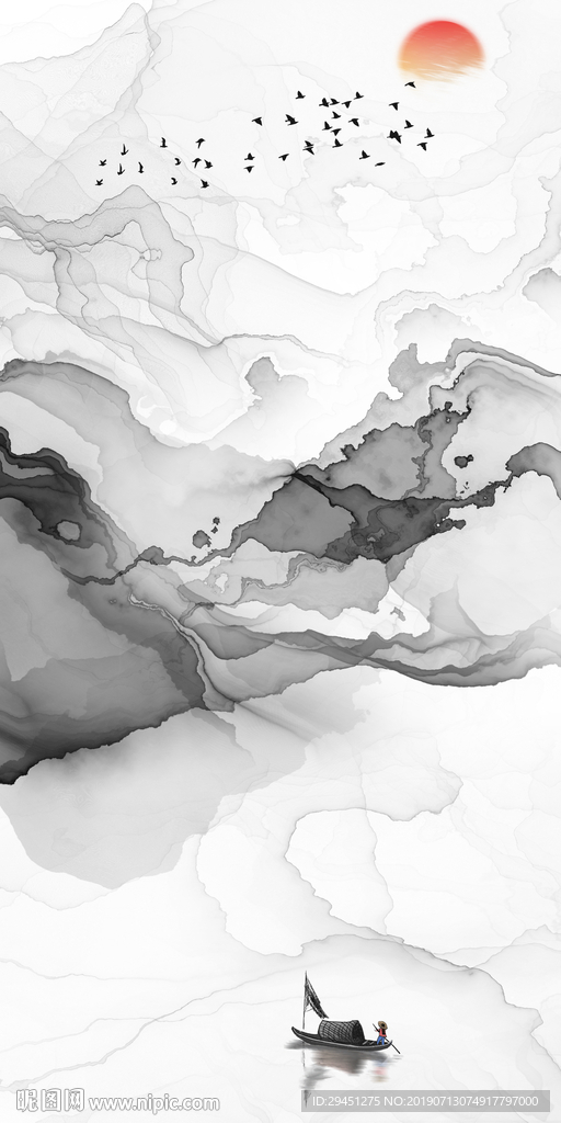 精美线条意境肌理 TIF合层